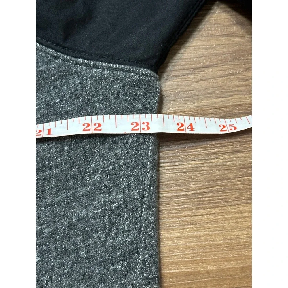 J. Crew Sporting Goods Mens Baseball Varsity Jacket Grey Black Snap Front Sz XL